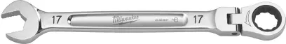 Ráčnový očkoplochý klíč Milwaukee MAX BITE s kloubem 17 mm, 4932480190 (MI4932480190)